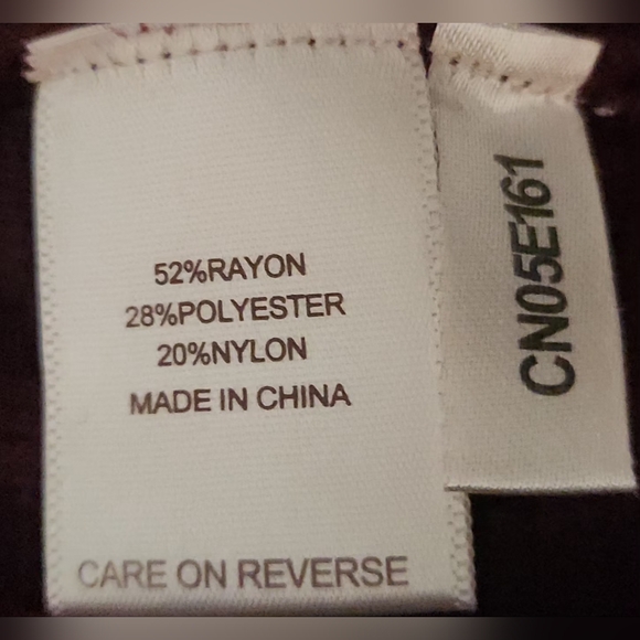 NY & Co. Eva Mendes Burgundy Sweater Dress with Dolman Sleeves Size S - Picture 7 of 8